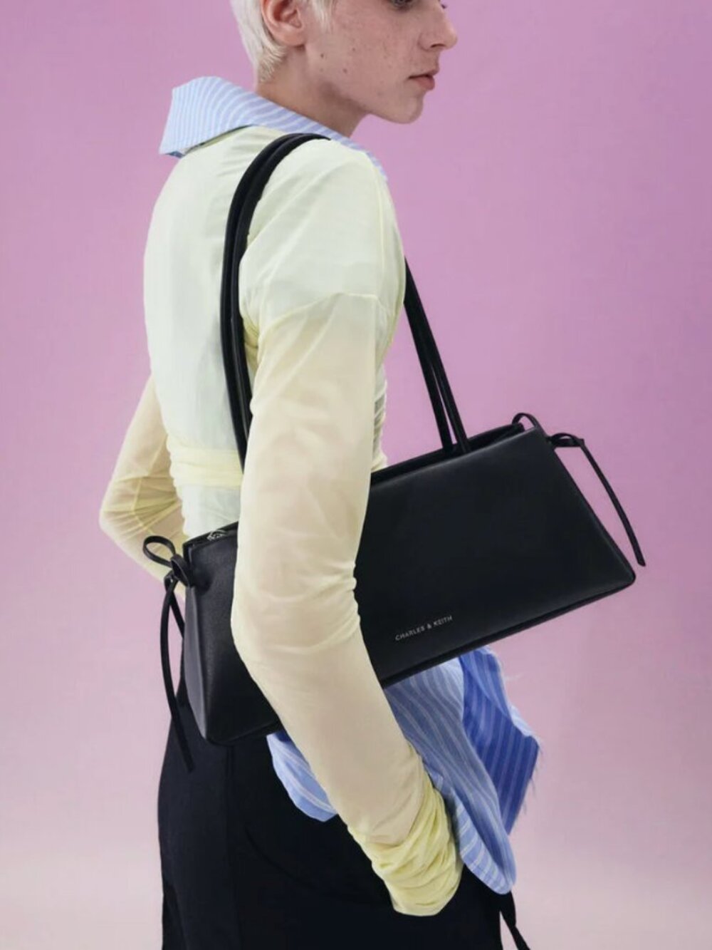 Charles and Keith Bow Shoulder Bag - Picture 3 of 4